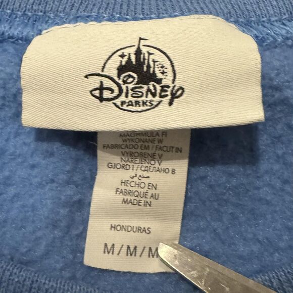 Vintage Disney Parks Expedition Everest Sweatshirt Sz Medium Blue Yeti Graphic - Picture 4 of 8